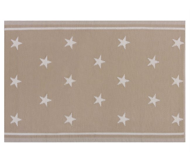 Beliani Alfombra de exterior LATUR 120x180 Arena