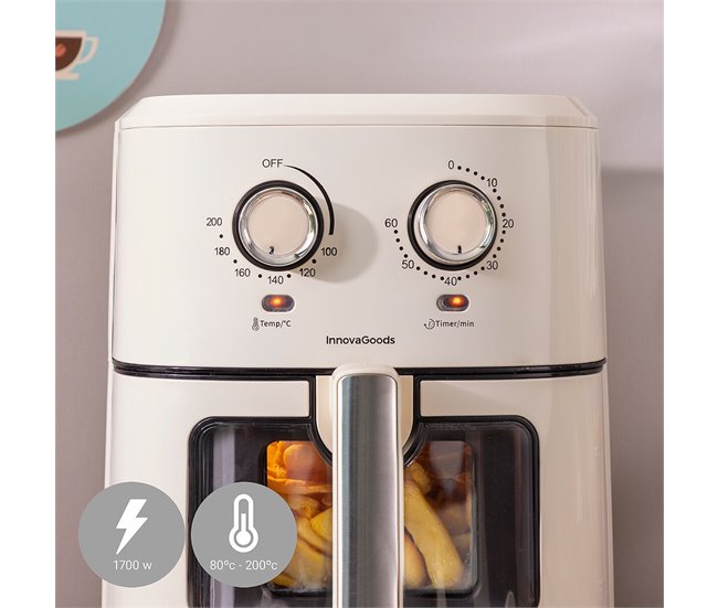 Freidora sin Aceite Vynner Pro 6500 Crema