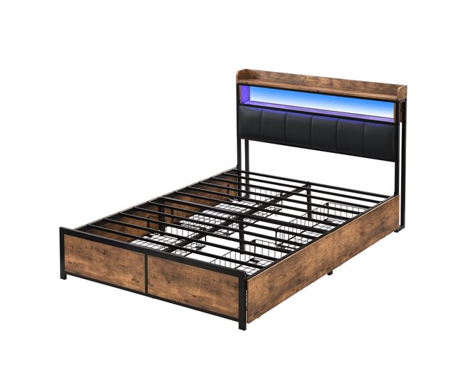 Camas de matrimonio Negro