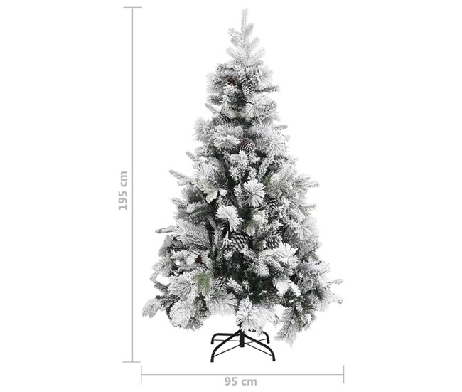 Árbol Navidad - Árbol navideño Blanco/ Verde