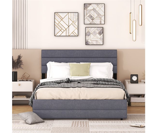 Camas nido 140x203 Gris