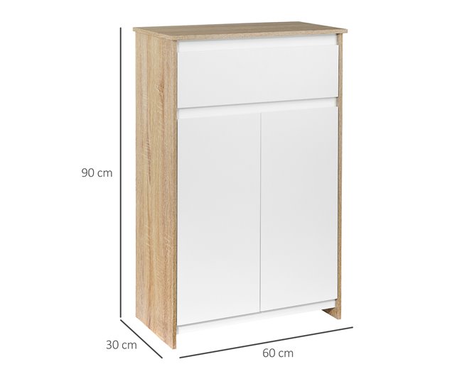 Armario de Baño MDF kleankin, hogar - baño 60 Multicolor