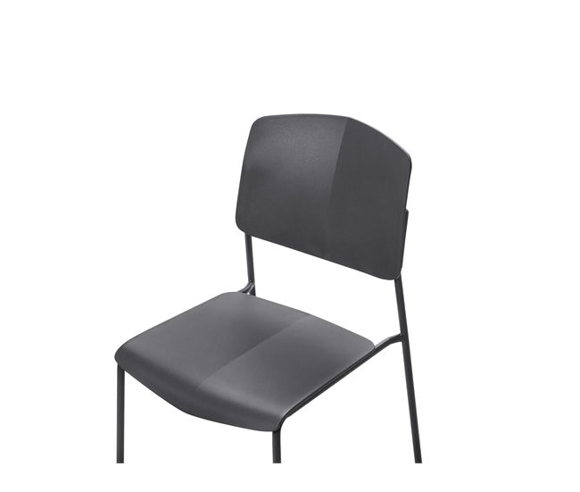 Conjunto de sillas de comedor ASTORIA Beliani Negro