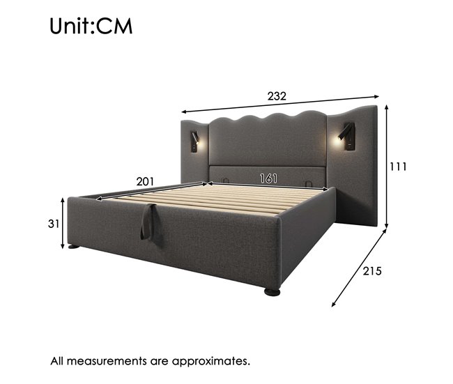 Canapés abatibles Gris