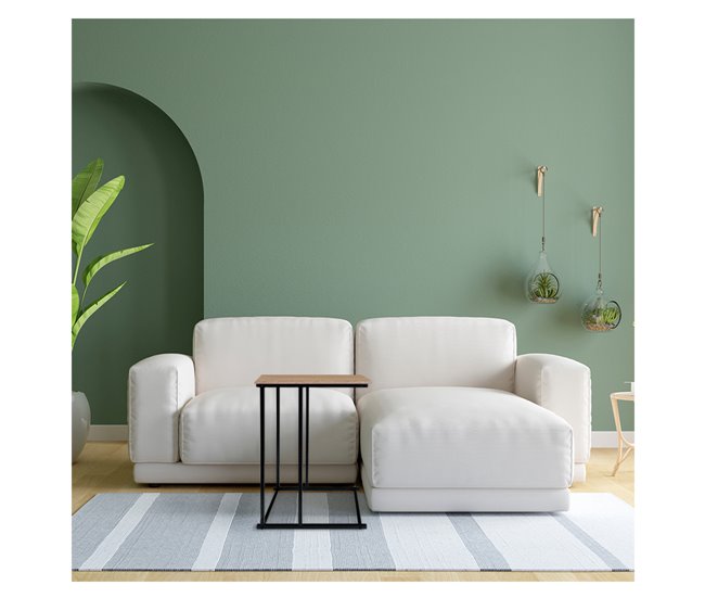 Acomoda Textil - Mesa Auxiliar para Sofá, Resistente, Ergonómica. Madera