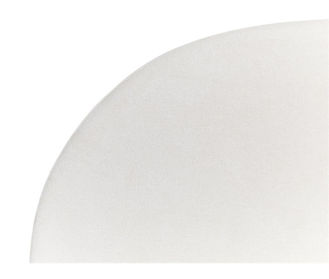 Beliani Cama con somier Poliéster MILLAY 156x211 Blanco/ Beige