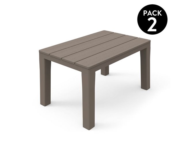 Banqueta de exterior Nailu 39x60 Marron