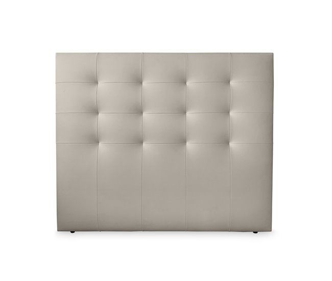 Cabecero Modelo Rivoli Acolchado, Tapizado en Polipiel de Alta Gama 160 Beige