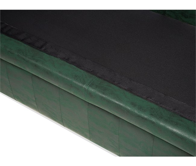 Beliani Sofá de 3 plazas Piel CHESTERFIELD Beige