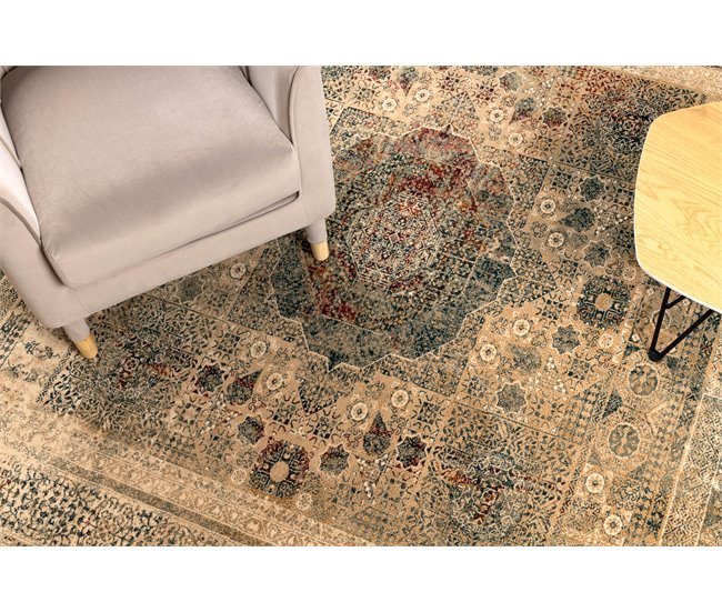 Alfombra de lana SUPERIOR MAMLUK oriental vintage 235x350 Beige