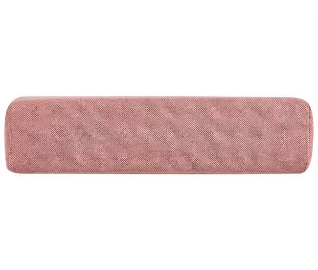 Beliani Chaise longue Poliéster NIORT Rosa
