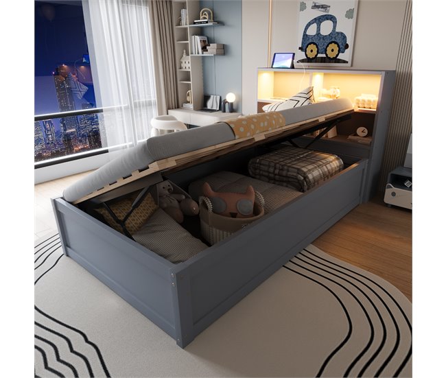 Canapés abatibles Gris