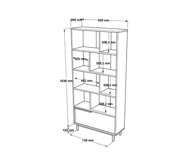 Estantería ON4-SU Madera