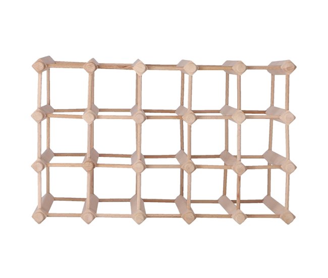 Botellero de haya Natural