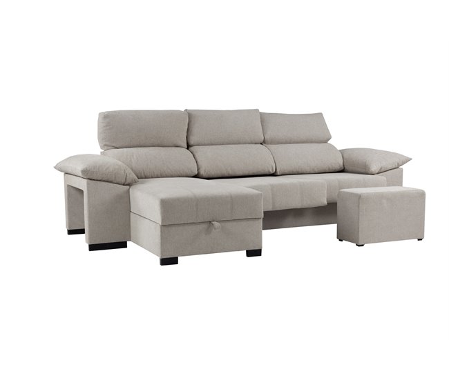 Chaise longue LUCAS Beige