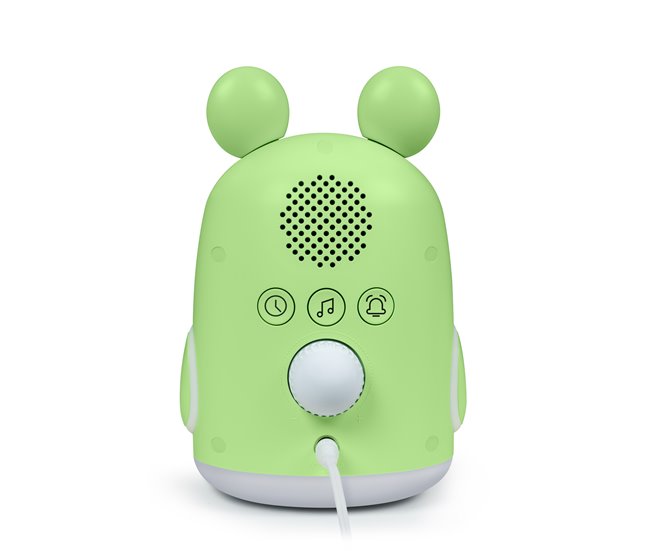 Reloj Despertador y luz nocturna RKIDSFROG BIGBEN Verde