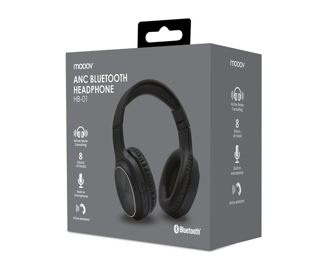 Auriculares Inalambricos Bluetooth ANC 618320 Metronic Negro