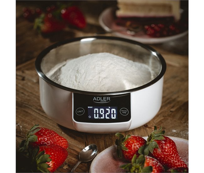 Balanza de cocina Adler AD 3166 Blanco