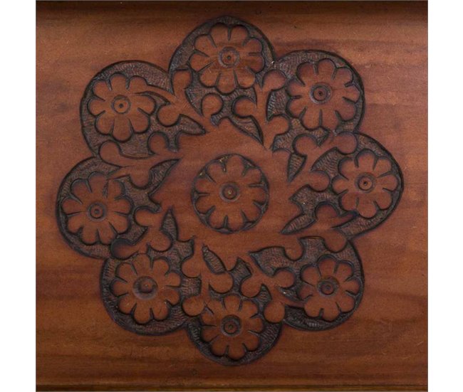 Bandeja de madera artesanal Marron