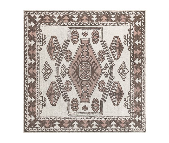 Beliani Alfombra de pelo corto TOMARZA 200x200 Multicolor