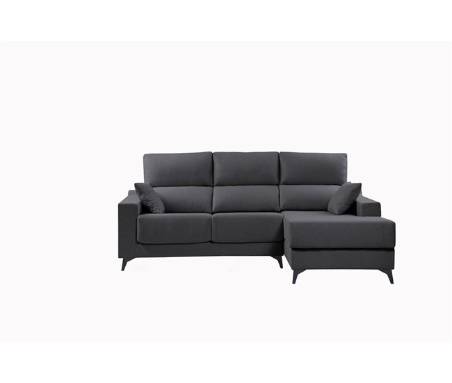 Chaise longue S NOELIA Antracita