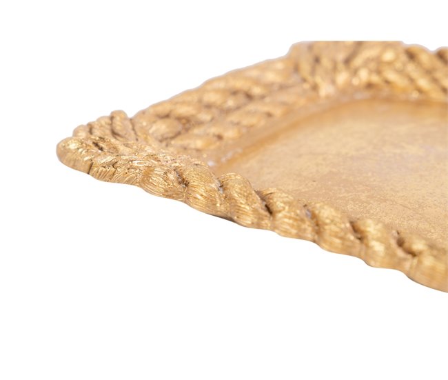 Bandeja Resina Adda Home Dorado