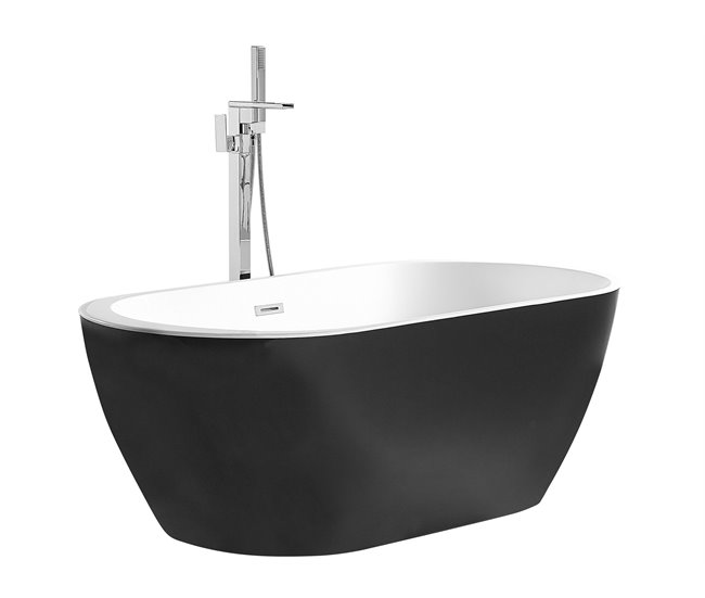 Beliani Bañera independiente NEVIS 75x150 Blanco