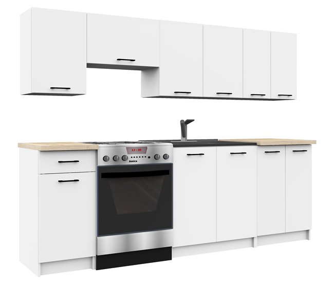 Armario de cocina para horno AKORD S60 OLIWIA 1 estante 60 Blanco