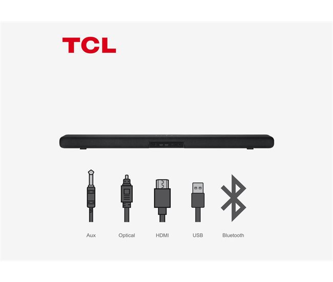 Barra de Sonido TCL TS8111 negra Negro