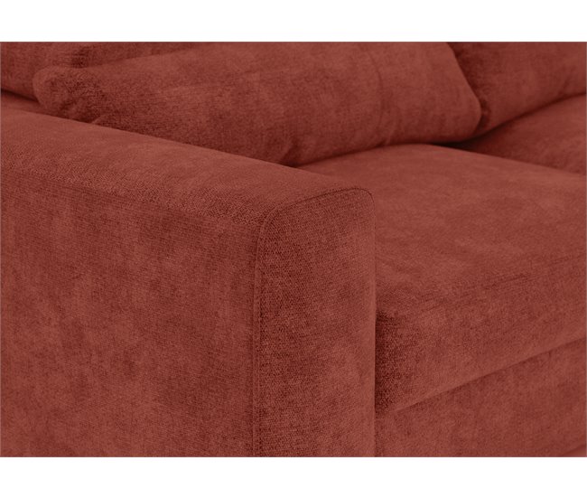 Sofá LANDON convertible en cama Marron