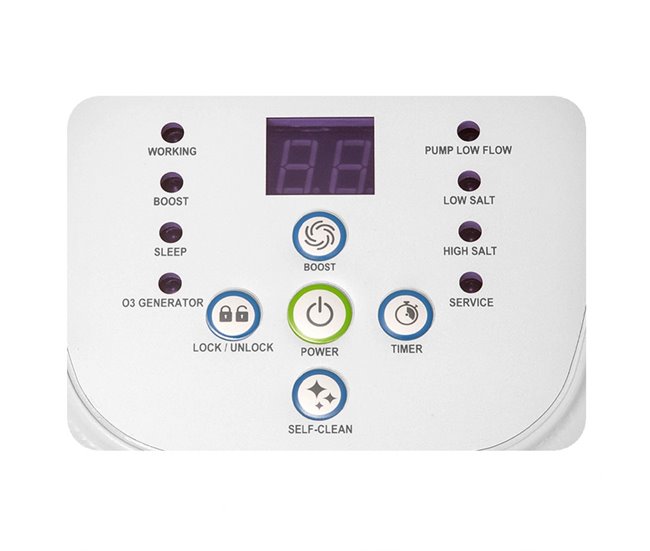 Sistema ozono y clorador salino INTEX Blanco