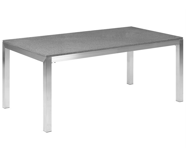 Beliani Conjunto de comedor GROSSETO Blanco