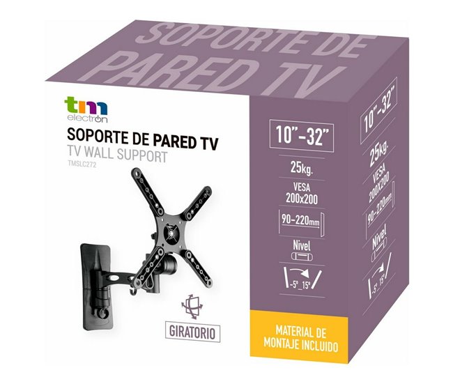 Soporte TV Negro