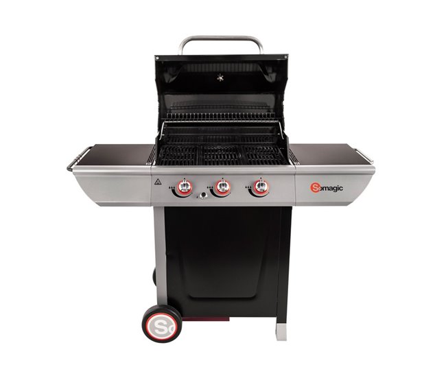 Barbacoa de 3 quemadores MANHATTAN 300S Negro