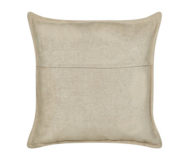 Beliani Cojín decorativo LAPSANA Beige