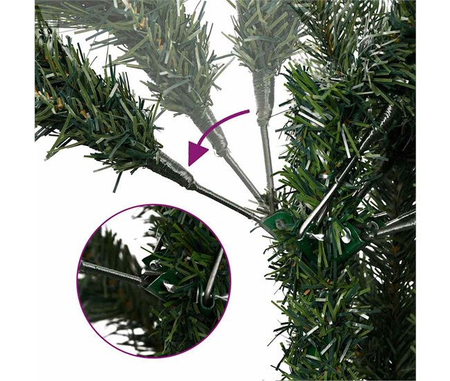 Árbol Navidad - Árbol navideño Blanco/ Verde