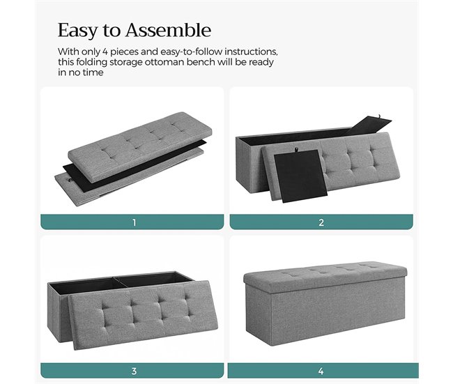 Caja de almacenamiento Gris