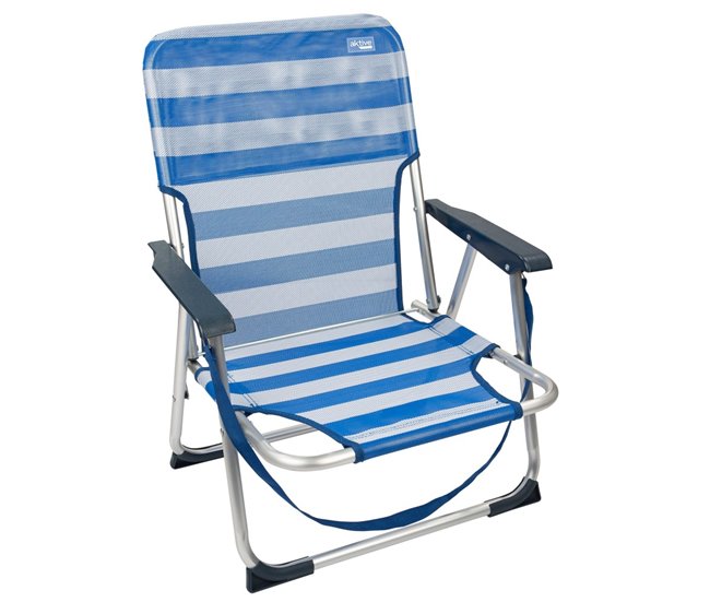 Aktive Pack 2 sillas de playa plegables Multicolor