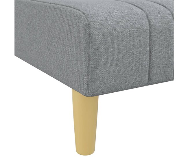 Sofá Cama En Forma De L Gris