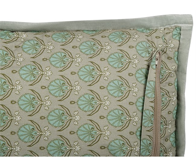 Beliani Cojín decorativo PICTUS Verde