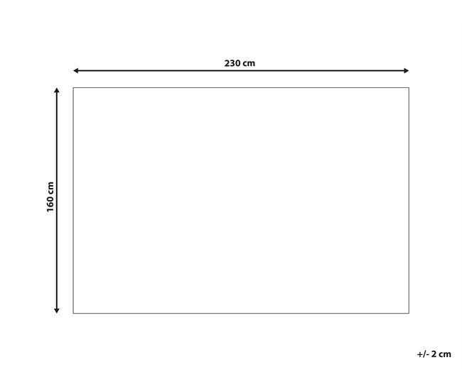Beliani De pelo corto YULAFI 160x230 Verde