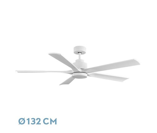 Ventilador De Techo Metal Serie Cairo Blanco