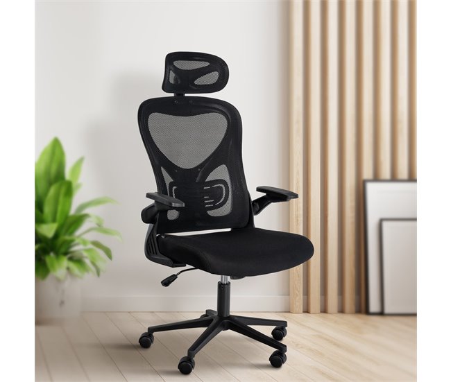 Silla de oficina - Roseburg - Tela Negro