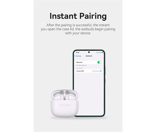 Auriculares inalámbricos Vention Elf Earbuds E03 Morado