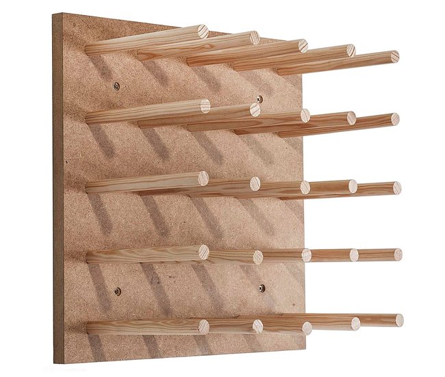 Botellero para pared Natural