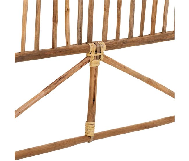 Cabecero de cama de caña Marron
