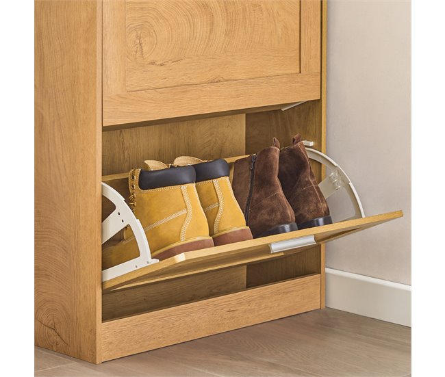 Organizador para Zapatos con 2 Solapas FSR137-N SoBuy Marron