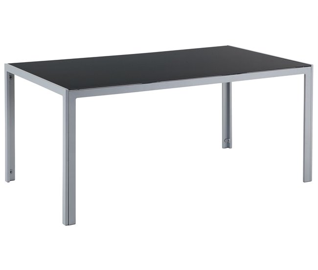 Beliani Conjunto de comedor CATANIA Gris Claro
