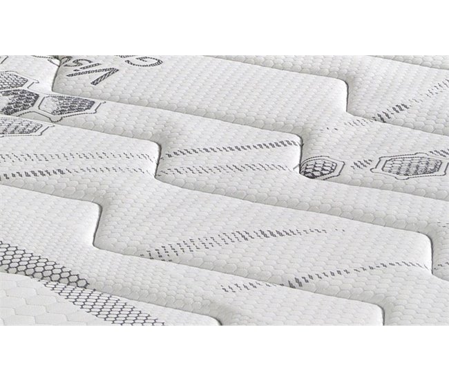 Colchón VISCO ROLL GRAF POCKET Muelles Ensacados + Visco Grafeno SOMNALIS PREMIUM Gris
