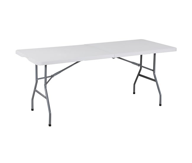 Mesa multiusos CATERING plegable 180x74cm HDPE blanco Blanco
